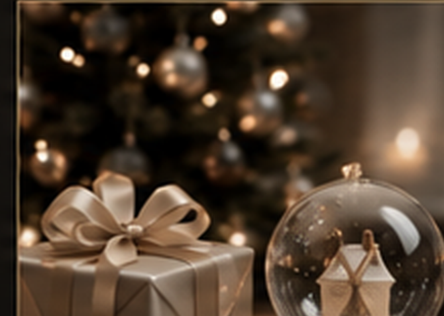 Ambiance de Noël élégante et lumineuse